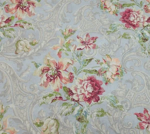 Fresco Flourish in Jewel BTY Waverly Home Decor 100% Cotton 54" Wide Floral - Picture 1 of 2