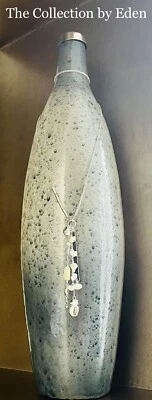 Juego de Collar Style & Co - Colgante "Y" Barra Plata y Blanco Cuentas y Concha Foto 1 de 3