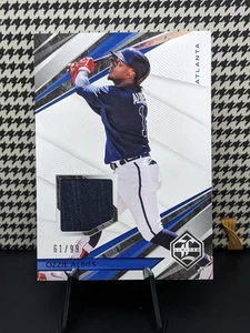 Ozzie Albies /99 Braves 2022 Panini Chronicles Limited Swatch PLAYER WORN MEM⚾🧢 - Picture 1 of 2