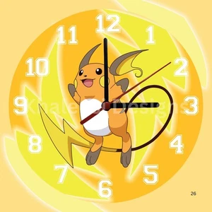 Exclusive Pokémon #026 Raichu First Gen Wall Clock - Picture 1 of 9