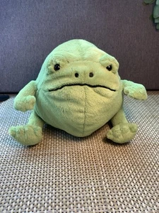 Peluche nuovo con etichette Jellycat Ricky rana della pioggia verde scontroso rana toro grosso soffice morbido - Foto 1 di 15