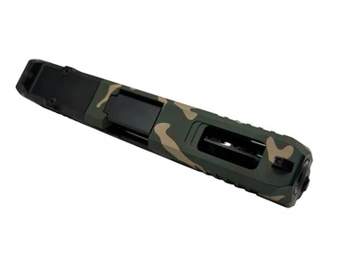 STIFFLER MANUFACTURING Turbo For Glock 19 custom Slide gen 1-3 NEW cerakote Complete JJ Camo w/ Ported