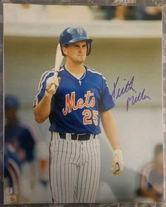 Keith Miller Signed Autograph 8x10 Photo New York Mets - Picture 1 of 4
