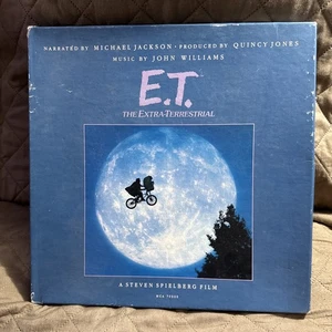 Michael Jackson E.T. 1982 Vinyl LP Record Box Set w/Book & POSTER mca70000 rare! - Picture 1 of 16