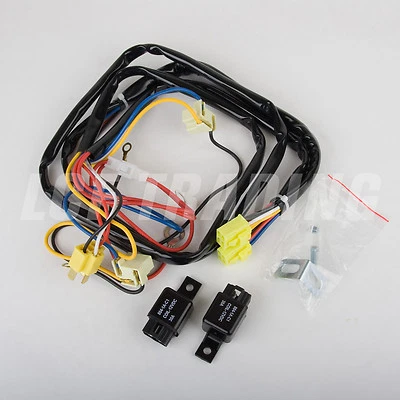 Headlight Tune Up Kit H4 14 AWG Relay Harness - Imagem 1 de 3