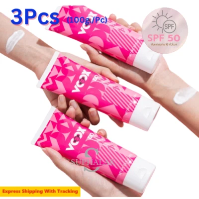 3x 100 ml VOOX DD Crema Loción Corporal Protector Solar Tono Blanqueamiento Piel FPS 50 Foto 1 de 4