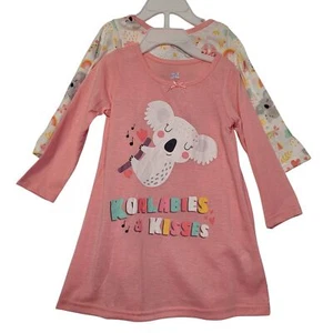 Set Pigiama Camicia da Notte Sol Play Ragazze 2 Pezzi Tema Koala Rosa e Bianco 12M - Foto 1 di 10