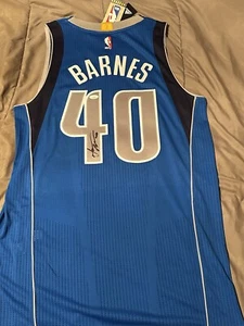 HARRISON BARNES SIGNED Dallas Mavericks Authentic Jersey Autographed JSA COA - Picture 1 of 7