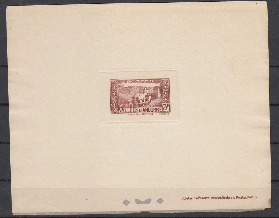 JD16944/ANDORRA FRANCESA - MAURY # 82 COMO NUEVO MNH PRUEBA DE LUJO Foto 1 de 1