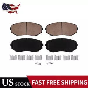 Front Ceramic Brake Pads w/ Hardware for Ford Edge Lincoln MKX CX-7 CX-9 CX-5 - Picture 1 of 5
