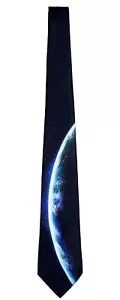 Corbata Half Planet Earth para hombre - Nueva con etiquetas - Imagen 1 de 1