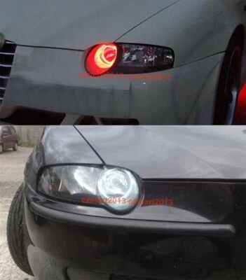 Anillo halo RGB para Alfa Romeo147 00-04 halógeno bluetooth APP Flash DRL ojo de ángel Foto 1 de 4