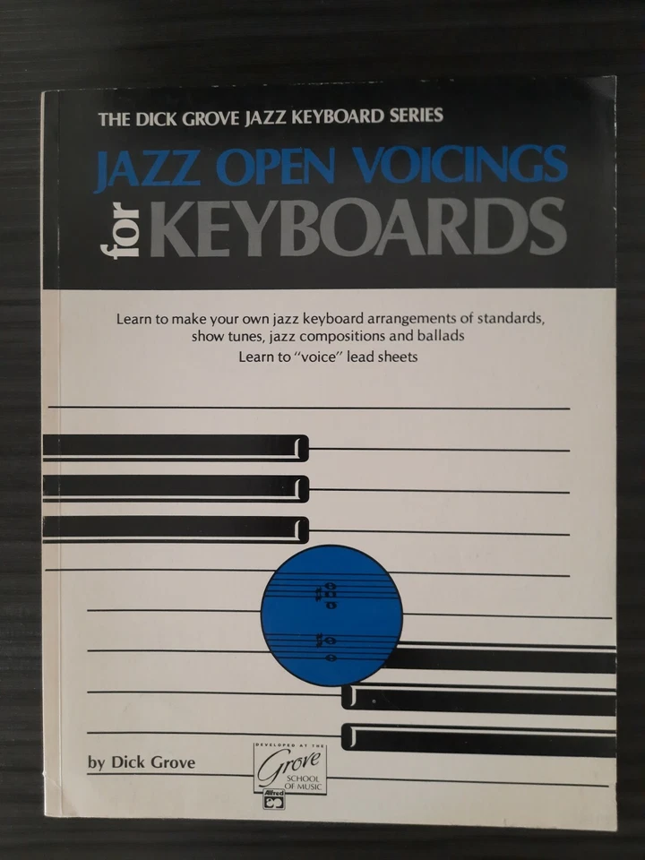 Jazz Open Voicings for Keyboards by Dick Grove - libro studio piano jazz - Immagine 1 di 1
