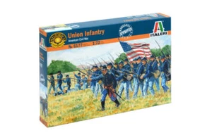6177 Italeri 1:72, Union Infanterie US Civil war, 50 Figuren, Modellbausatz - Picture 1 of 5