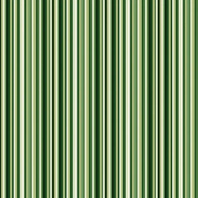 Benartex - Bettys Geraniums - Garden Stripe - Green, Fabric By the Yard - Image 1 of 4
