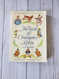 The World of Christopher Robin Paperback Book Classic Winnie the Pooh A.A. Milne - Picture 1 of 10