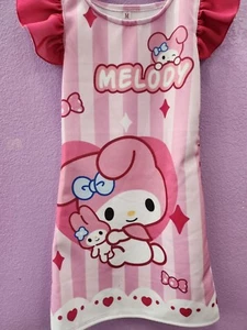 Girls for Dress Princess Cartoon Print Melody Casual Clothes Size G (8/10 Years) - Picture 1 of 5