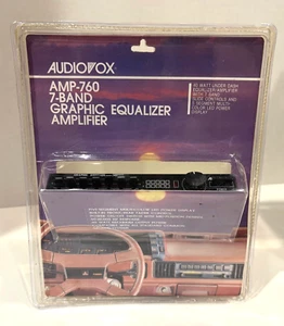 Audiovox AMP-760 7 Band Graphic Equalizer Amplifier New In Sealed Package - Picture 1 of 2