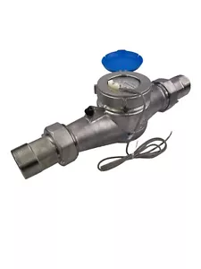 DAE MJS-200 2" NSF61 bleifreies Edelstahlwassermessgerät, Pulsleistung + Kupplungen - Bild 1 von 6