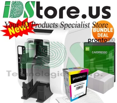 New Magicard Pronto 100 Single Side Complete ID Card Printer System - Image 1 of 4