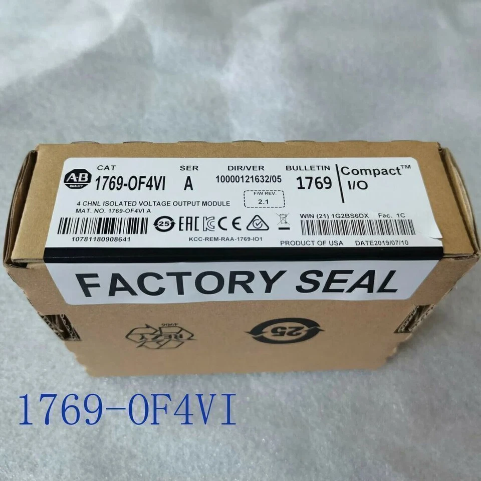 New Sealed  1769-OF4VI SER A CompactLogix 4 Pt A/O Voltage Module - Image 1 of 1