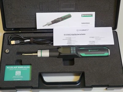 Stahlwille 1/4" Torsiontronic 6 Electronic Cordless Torque Screwdriver 0.6-6 Nm  - Image 1 of 4