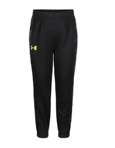 Under Armour Boy’s Digi Camo Inset Pants Size 4 Black New - Picture 1 of 2