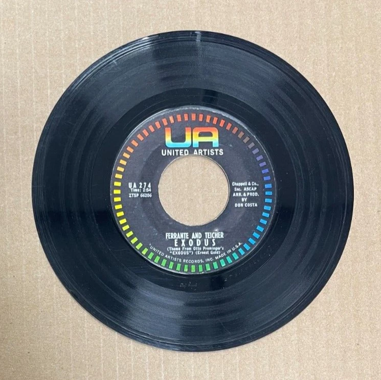 FERRANTE & TEICHER UNITED ARTISTS 45 EXODUS/TWILIGHT 274 - Image 1 of 2