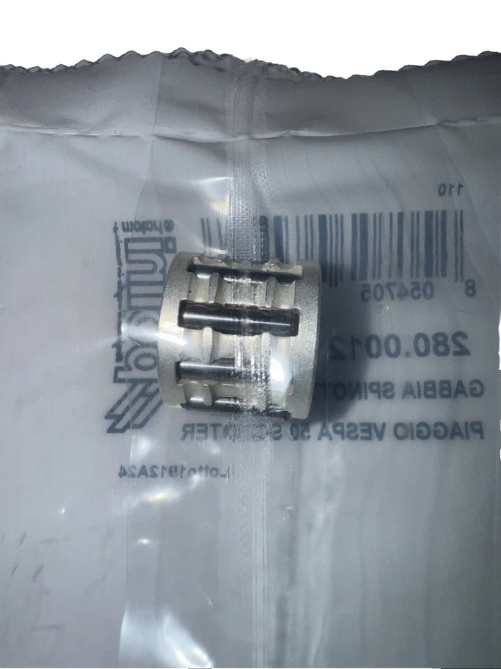 Gabbia a Rulli POLINI argento Spinotto 12x17x15 Piaggio Vespa 50 - Immagine 1 di 3