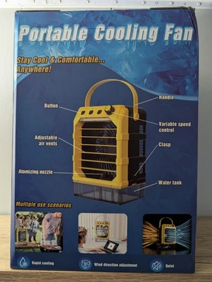 Portable Water Cooling Fan With Water Tank Use Your Power Tools Battery! Or Usb - Image 1 of 4