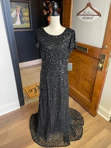 Adrianna Papell NWT Scoop Back Long Dress (14) - Picture 1 of 4