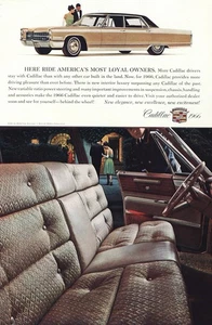 1966 Cadillac: America's Most Loyal Owners Vintage Print Ad - Bild 1 von 1