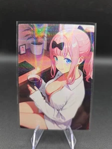 Chika Fujiwara Anime Waifu Card Doujin ACG Goddess Holo - Picture 1 of 4