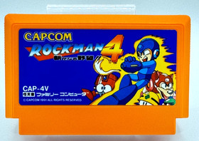 Rockman 4 Famicom NES Capcom Japan Action Retro Game Cleaned Tested Working