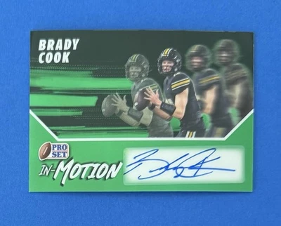 Juego Leaf Pro 2025 Metal Brady Cook In-Motion Verde Autógrafo Automático 4/5 🔥 Foto 1 de 2