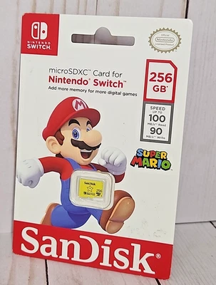 Cartão de memória SanDisk Gaming 256GB micro SD microSDXC - SDSQXAO-256G-GNCZN - Imagem 1 de 4