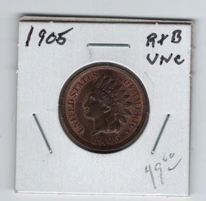 1905 Indian Cent, R&B Uncirculated - Picture 1 of 2