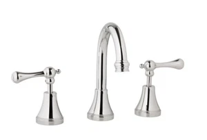 Basin Taps set Lever 1/4 turn Georgian style Bastow - Picture 1 of 8
