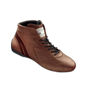 Zapatos de carreras de rally OMP CARRERA vintage (aprobados por la FIA) marrón - talla 41 - Imagen 1 de 1
