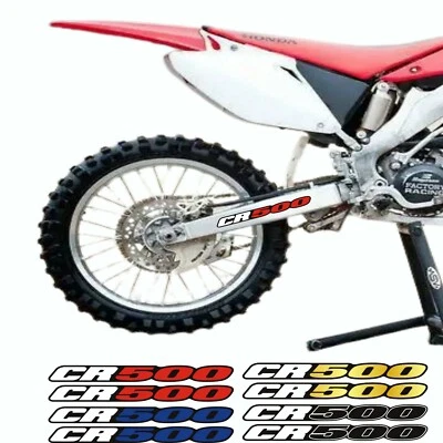 Para HONDA CR500R 1984-2001 Brazo basculante Adhesivo Caja de aire Tanque Calcomanía Raya Reflejo Foto 1 de 4