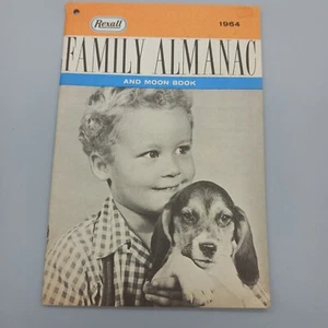 Vintage Rexall Family Almanac and Moon Book 1964 Roney's Pharmacy Wolcott NY - Picture 1 of 6