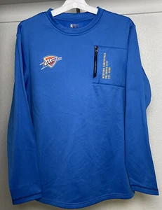 NBA Oklahoma City Thunder Men's Crew Neck Sport Fleece Sweatshirt Size L - Picture 1 of 8
