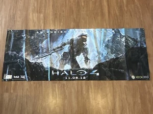 Retro Halo 4 Official Release Launch Advertising Vinyl Banner 8 ft X 3 ft OOP - Picture 1 of 6