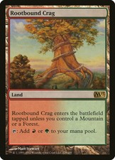 Magic: the Gathering - MTG - Rootbound Crag - M13 - Rare - Dual Land - MP