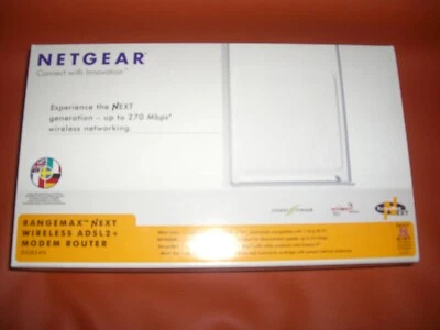 NETGEAR DG834N RangeMax Next Wireless Adsl2 Modem Router Bundle - Bild 1 von 4