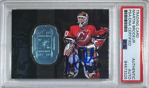 Martin Brodeur auto card Upper Deck #46 1998 New Jersey Devils PSA Encap