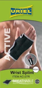 Uriel Active Wrist Splint Brace โ Carpal Tunnel, Sprains, Arthritis - Picture 1 of 4