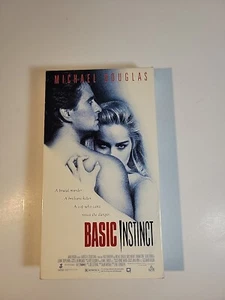 Basic Instinct (VHS, 1992) Michael Douglas, Sharon Stone - Picture 1 of 6