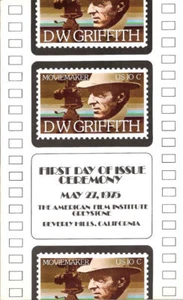 #1555 First Day Ceremony Program 10c D. W. Griffith Stamp - Bild 1 von 2