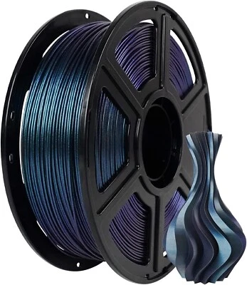 FLASHFORGE PLA 3D Printer Filament 1.75mm 1KG Burnt Titanium Color Changeable - Image 1 of 4